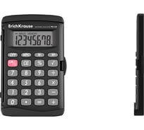 Карманный калькулятор ErichKrause 8-разрядов PC-131 Classic, черный (в коробке по 1 шт.) 57519
