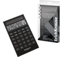 Настольный калькулятор ErichKrause 12-разрядов DC-2708-12 Classic, черный (в пэт-боксе по 1 шт.) 62003