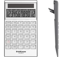 Настольный калькулятор ErichKrause 12-разрядов DC-2708-12 Classic, белый (в пэт-боксе по 1 шт.) 62004