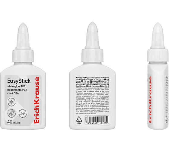 Клей ErichKrause EasyStick ПВА 40 мл (в дисплее по 16 шт.) 48721 1