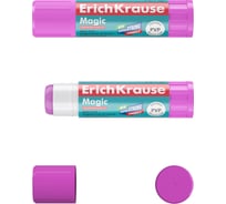 Клей-карандаш ErichKrause Magic обесцвечивающийся после нанесения, 8г (в коробке-дисплее по 30 шт.) 4445