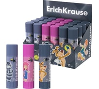 Клей-карандаш ErichKrause EasyStick Простоквашино 13 г, ассорти (в коробке-дисплее по 24 шт.) 60499