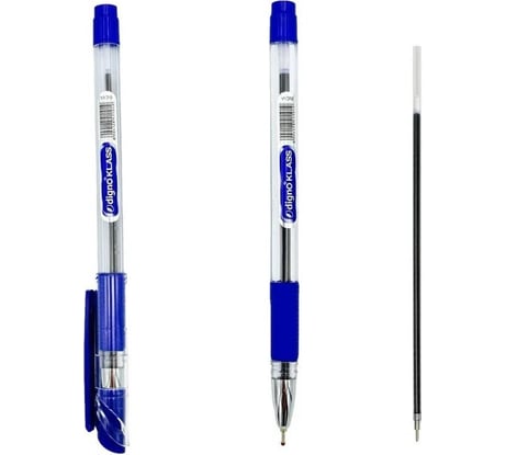 Набор шариковых ручек Digno Klass 0,7 мм, чернила синие, упаковка 10 шт KLASS-BLUE-10