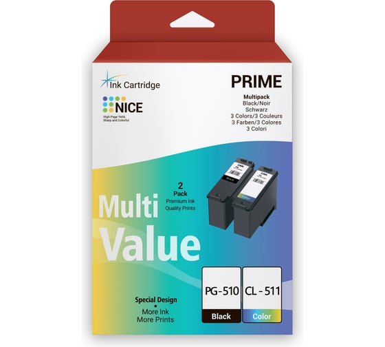 Комплект картриджей Solution Print Canon PG-510/CL-511 OEM.ref 354362