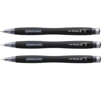 Набор механических карандашей UNI Shalaku M5-228 черный, 0.5 мм, 3 шт 166030