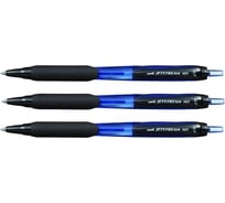 Набор шариковых автоматических ручек UNI Jetstream SXN-101-07 синий, 0.7 мм, 3 шт 165936