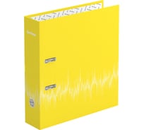 Папка-регистратор BERLINGO Neon 70 мм, ламинированная, неоновая желтая AMl70803