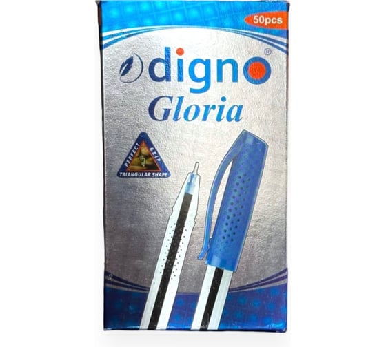 Набор шариковых ручек Digno Gloria 1,0 мм, чернила красные, упаковка 50 шт Gloria-50-Red