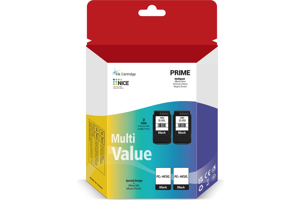 Комплект картриджей Solution Print Canon PG-445XL 2 шт OEM.ref 354385 ...