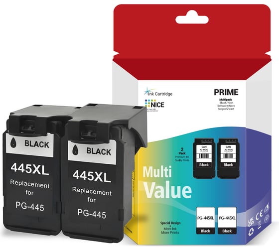 Комплект картриджей Solution Print Canon PG-445XL 2 шт OEM.ref 354385