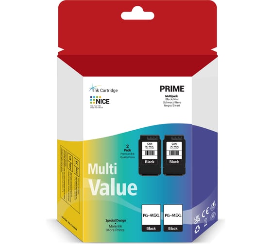 Комплект картриджей Solution Print Canon PG-445XL 2 шт OEM.ref 354385