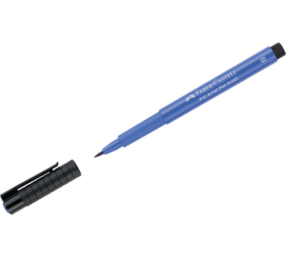Капиллярная ручка Faber-Castell Pitt Artist Pen Brush цвет 143 синий кобальт, кистевая 167443
