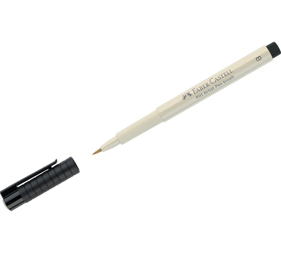 Капиллярная ручка Faber-Castell Pitt Artist Pen Brush цвет 270 теплый серый I, кистевая 167570 1