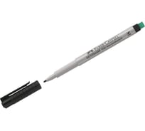 Маркер неперманентный Faber-Castell для глянцевых поверхностей "Multimark non permanent" M, черный, пулевидный, 1,0мм, с ластиком, 10 шт. 152699