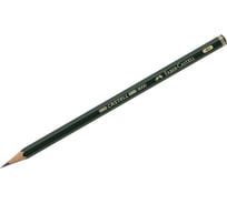 Чернографитный карандаш Faber-Castell Castell 9000 4H, заточенный 119014