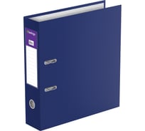 Папка-регистратор BERLINGO Standard 70 мм, бумвинил, с карманом на корешке, синяя AM4513