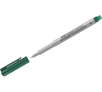 Неперманентный маркер для глянцевых поверхностей Faber-Castell Multimark non permanent F, пулевидный, 0.6 мм, с ластиком 151463