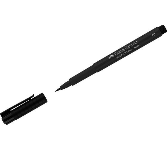 Набор капиллярных ручек Faber-Castell Pitt Artist Pen черные, 4 шт, 0.3/0.5/0.7 мм/Brush 167100
