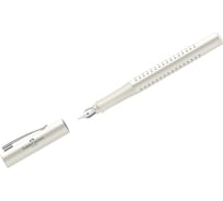 Перьевая ручка Faber-Castell Grip 2010 синяя, 0.6 мм, трехгранный, корпус кокосовое молоко 140822