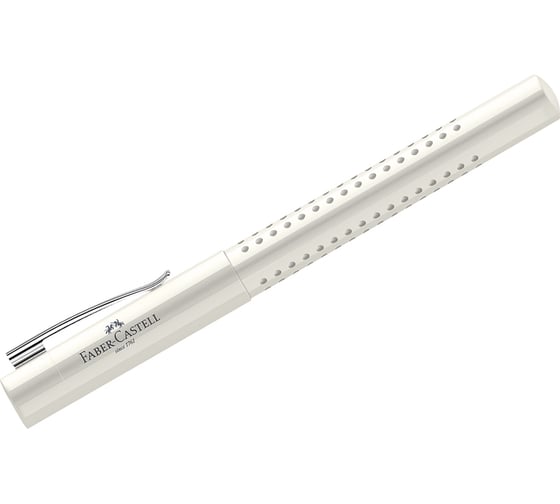 Перьевая ручка Faber-Castell Grip 2010 синяя, 0.6 мм, трехгранный, корпус кокосовое молоко 140822