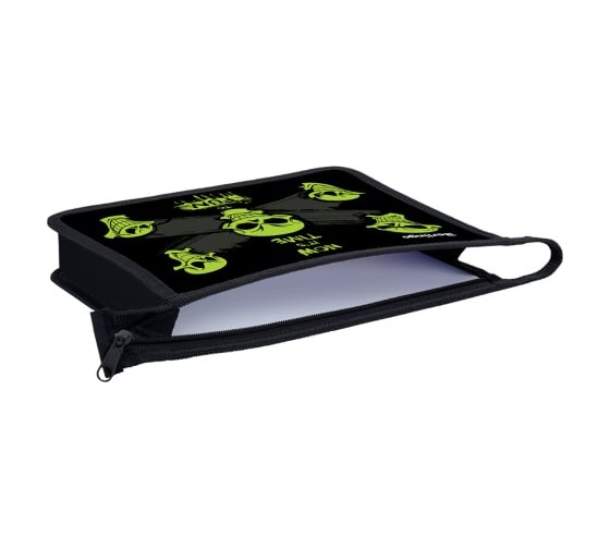 Папка для тетрадей BERLINGO Scary faces 1 отделение, А5, 240х205х40 мм, пластик, на молнии PPA51032