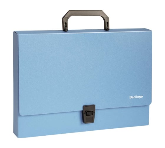 Папка-портфель BERLINGO Standard 1 отделение, A4, 325х230х35 мм, 1000 мкм, синяя MP2310 1