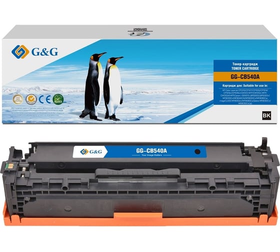 Картридж лазерный G&G GG-CB540A CB540A черный 2200 страниц для HP CLJ CP1215/CP1217/CP1510/CP1514/CP15 2044259 1