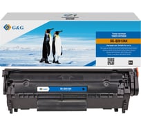 Картридж лазерный G&G GG-Q2612AX черный 3000 страниц для HP LJ 1010/1012/1015/1018/1020/1022/1022n/102 1887037