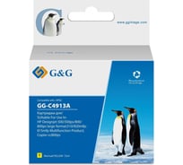 Картридж струйный G&G GG-C4913A N 82 желтый 72 мл для HP DJ 500/800C 1586900