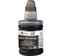 Картридж струйный G&G GG-C13T77414A черный пигментный 140 мл для Epson M100/105/200/205 1776256