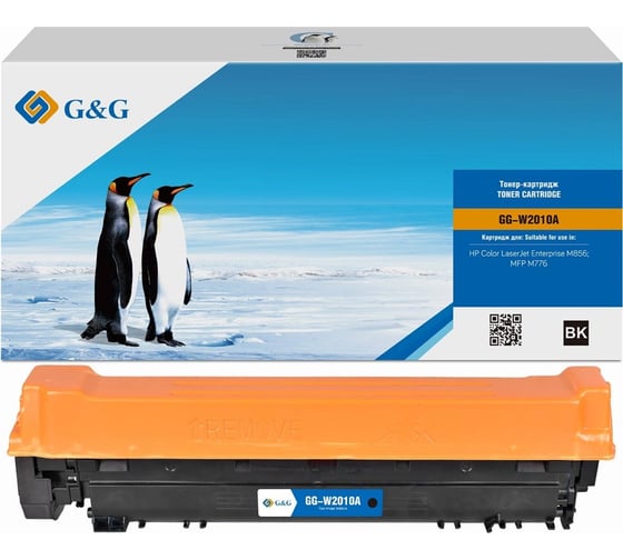 Картридж лазерный G&G GG-W2010A W2010A659A черный 16000 страниц для HP CLJ Ent M856/MFP M776 1992649 1