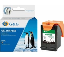 Картридж струйный G&G GG-3YM75AE 653 черный 6 мл для HP DeskJet Plus Ink Advantage 6075/6475 1861521