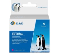 Картридж струйный G&G GG-C4912A N 82 пурпурный 72 мл для HP DJ 500/800C 1586899