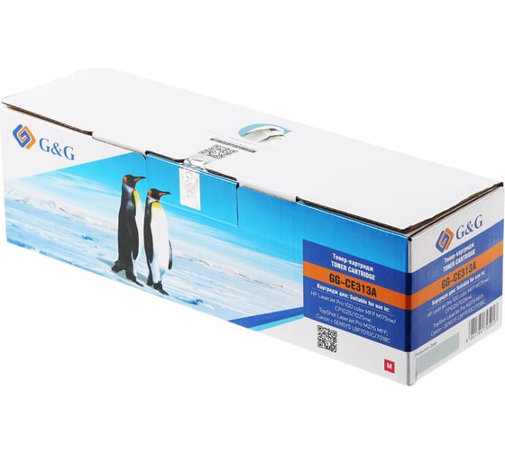 Картридж лазерный G&G GG-CE313A CE313A пурпурный 1000 страниц для HP LaserJet Pro MFP M175nw/CP1025/10 1974870