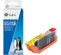 Картридж струйный G&G GG-CLI-471XLBK фото черный 10.8 мл для Canon TS5040/MG5740/MG6840/MG7740 1887068
