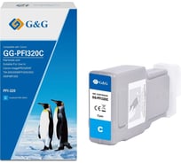 Картридж струйный G&G GG-PFI320C PFI-320C голуб.пигм. 300 мл для Canon imagePrograf TM-200/200MFP/2 2003674