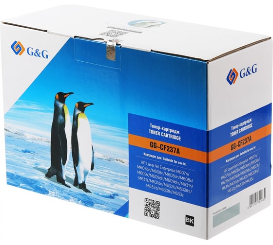 Картридж лазерный G&G GG-CF237A черный 11000 страниц для HP LJ M607n/M608n/M608dn/M609x/M631h/M631z/M6 1928502 1