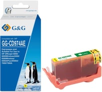 Картридж струйный G&G GG-CD974AE желтый 14.6 мл для HP Officejet 6000/6500/6500A/7000/7500A 1887039