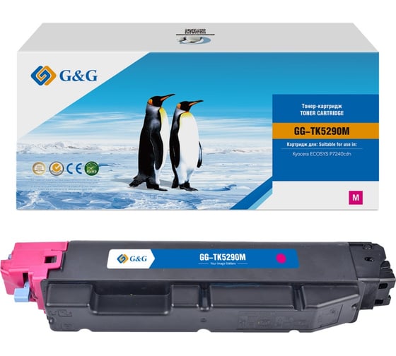 Картридж лазерный G&G GG-TK5290M TK5290M пурпурный 13000 страниц для Kyocera ECOSYS P7240cdn 2066244 1