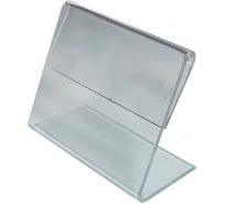 Настольный ценникодержатель для ценников ООО Комус 60х40 мм акрил 20 шт в упаковке 1185430