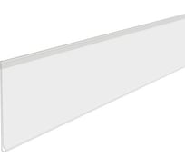 Полочный самоклеющийся ценникодержатель ООО Комус DBR60 длина 1000 мм, ширина 60 мм, прозрачный, 10 шт в упаковке 964697