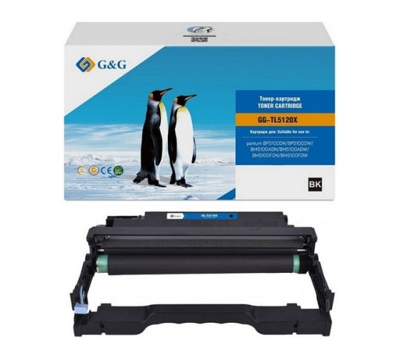 Картридж лазерный G&G GG-TL5120X TL-5120X черный 15000 страниц для Pantum BP5100DN/BP5100DW/BM5100ADN/ 2026174 1