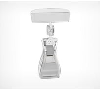 Подвесной ценникодержатель для информации ООО Комус на прищепке, 10 шт в упаковке 436431