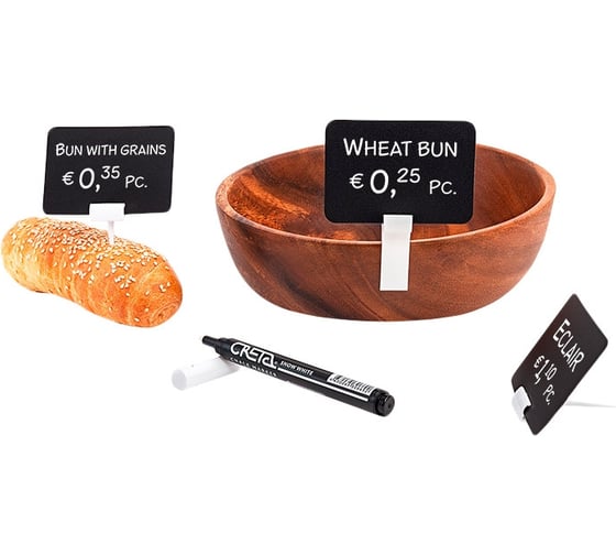 Держатель с меловой табличкой ООО Комус А8 иголка, зажим, маркер 202353 1199196 1