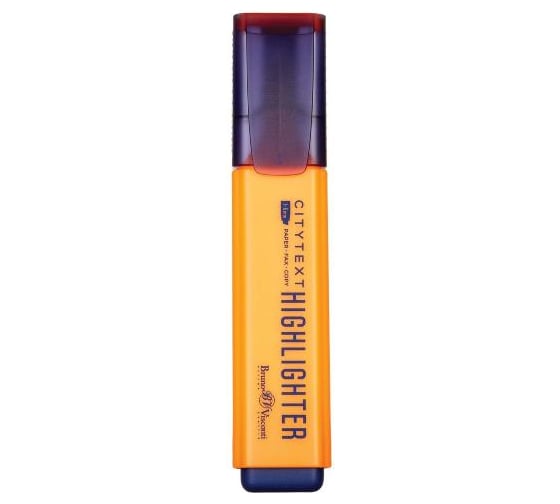 Текстовыделитель Bruno Visconti CityText оранжевый 22-0039