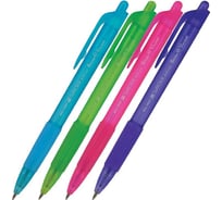 Автоматическая шариковая ручка Bruno Visconti SoftClick Creative 0.7 мм, синяя 4 цвета корпуса 20-0105