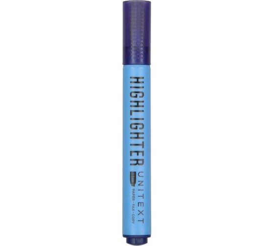 Текстовыделитель Bruno Visconti UniText голубой 22-0062 1