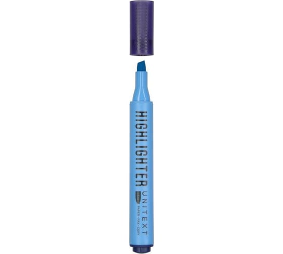 Текстовыделитель Bruno Visconti UniText голубой 22-0062