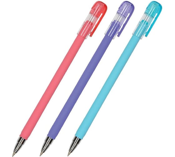 Шариковая ручка Bruno Visconti FirstWrite Joy 0.5 мм, синяя, 3 цвета корпуса 20-0283