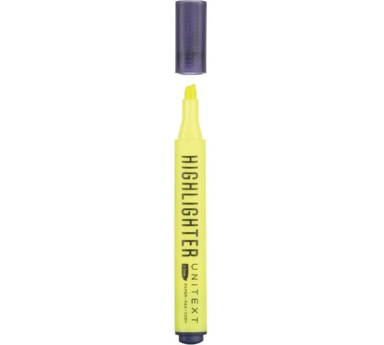 Текстовыделитель Bruno Visconti UniText желтый 22-0032